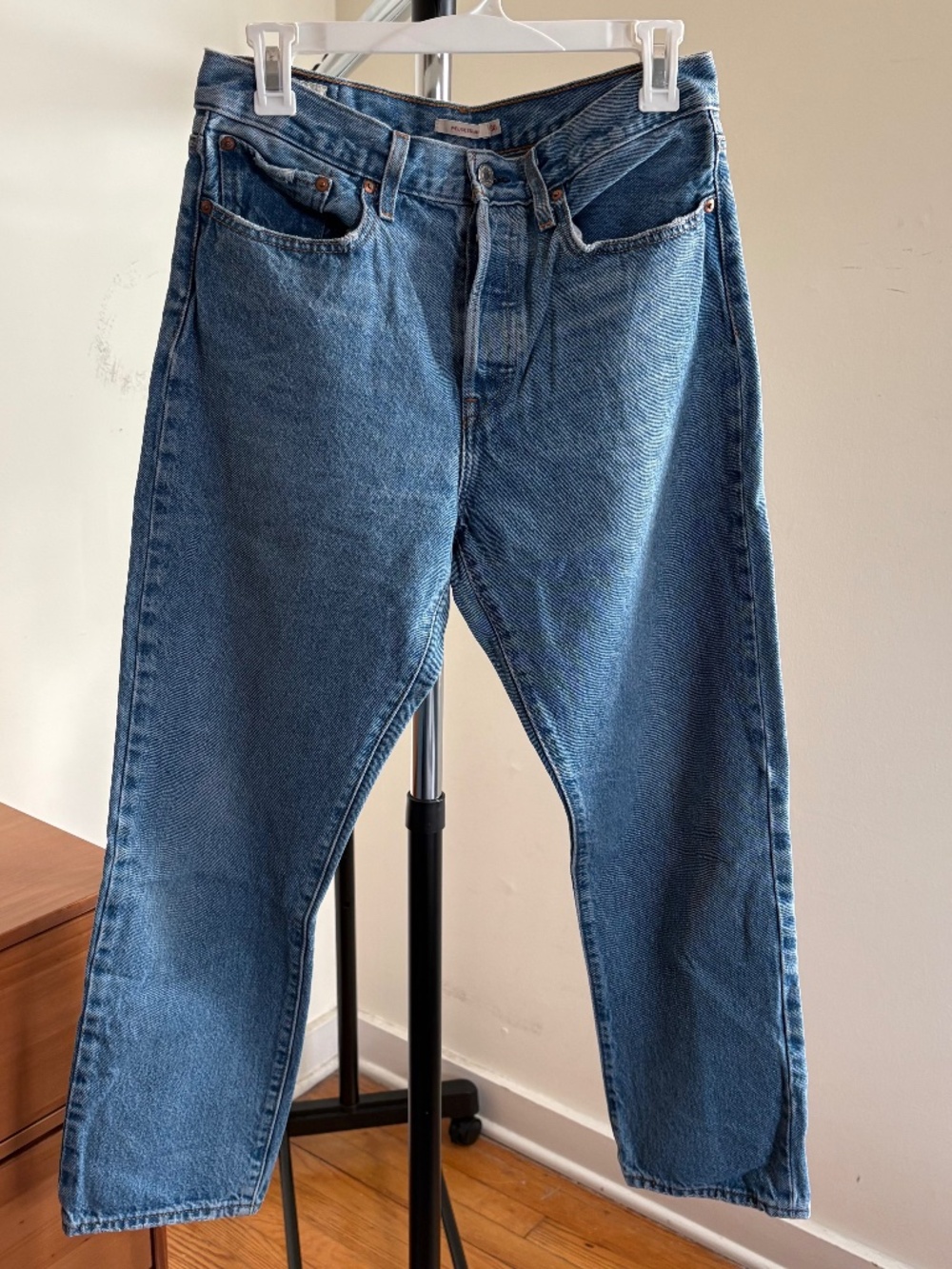 Levi's Wedgie Straight Fit Medium Wash Jeans